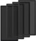 MoKo [4 PZS Filtro de Polvo para Caja de Computadora, 140 mm x 280 mm Rejilla de PVC Malla Ultrafina 0,5 mm con Marco Magnético Cubierta Antipolvo para Ventilador de Ordenador Enfriador de PC, Negro