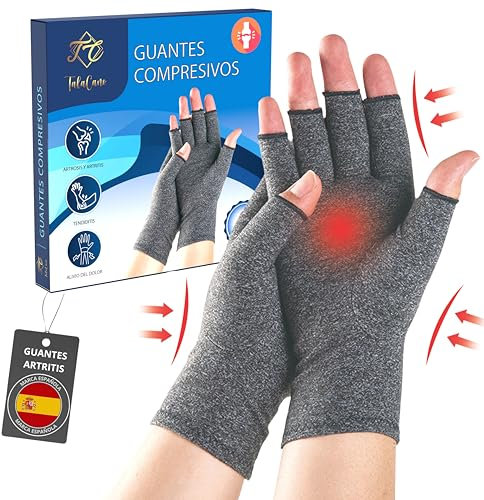 Guanti per artrosi alle mani – tunnel carpale - tutore per rizoartrosi - - guanti artrosi mani - guanti a compressione - Guanti Tattili - Ferula Compresion - Metacarpale infiammazione (MEDIUM)
