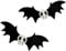 Halloween Haarspangen,Cosswe 2Pcs Halloween Haar Clips Horror Fledermaus Flügel Haar Clip Schädel Haarspange Cosplay Mädchen Haarschmuck Haarspange Kopfschmuck Festival Haarnadel