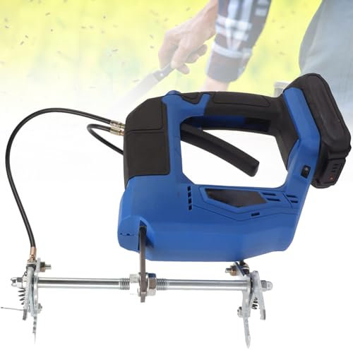 máquina vibradora Marco Colmena automática Recargable,Agitador inalámbrico portátil sin cepillo, destapador, destapador eléctrico, agitador inalámbrico portátil,Blue-2battery