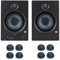 PreSonus Eris 5BT - Altoparlante attivo Bluetooth Studio 2nd Gen + ammortizzatore di vibrazioni Keepdrum