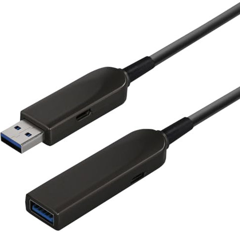 MAXTRACK C506-20ML Cable de fibra óptica USB 3.1 Gen 2 activo ultrarrápido, transferencia de datos de hasta 10 Gbps, transferencia de datos sin pérdidas de hasta 20 metros, compatible con USB 2.0