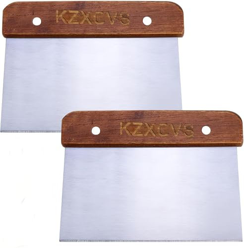 Grattoir à Pâte Spatule de cuisine en acier inoxydable 16cm,Spatule de cuisine en acier inoxydableSpatule à pizza séparateur de pâte en acier inoxydable spatule