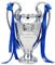 Emaraxy Champions Trophäe, 32,6 cm, Sport-Liga-Cup, Fußball-Trophäe mit Kunstharz-Nachbildung für Galvanik-Prozess, Fußball-Sport-Liga-Pokal mit Band für Raumdekorationen und Fan-Geschenk