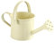 Regadera de metal con asa para plantas de interior y exterior (beige)