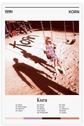 Korn Musikalbum, Poster, Leinwand, Poster, Schlafzimmer-Dekor, Sportlandschaft, Büro, Raumdekoration, Geschenk, ungerahmt: 20 x 30 cm
