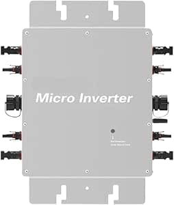 Onduleur de Raccordement au Réseau Solaire 1200W Micro Onduleur de Raccordement au Réseau Solaire Étanche Micro Onduleur Solaire Permettent Un Contrôle Précis