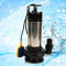 1500W Edelstahl Abwasserpumpe Tauchpumpe 36000 Liter/Stunde mit Schwimmerschalter für Abwasser, Klärschlamm, Gülle und organische Feststoffe