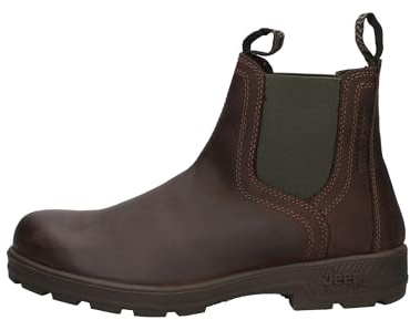 Jeep Quad Stivaletto Chelsea da uomo Ebony Military JM42010A (Marrone, Sistema Taglie Calzature EU, Adulto, Uomo, Numero, Media, 44)