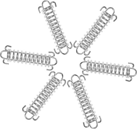 MOBUTOFU 6 -Pcs Federwindseilschnalle Stoßdämpfer Federn Veranda Federbrief Strahlung Zeltschnalle Starke Windfedern Für Zeltzelt Seilspanner Zelt Federschnalle Zeltschnalle