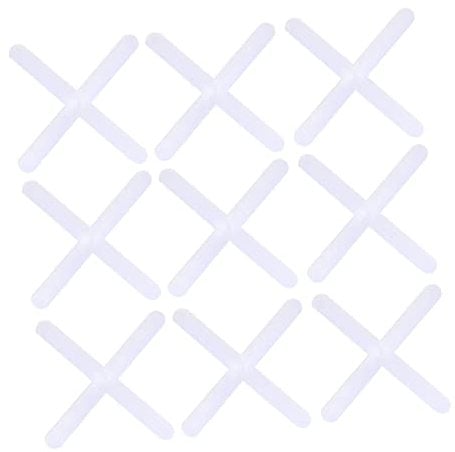 Mipcase 2000pcs Tile Spacers Ceramic Floor Wall Cross Tile Spacers Grout for Tiling