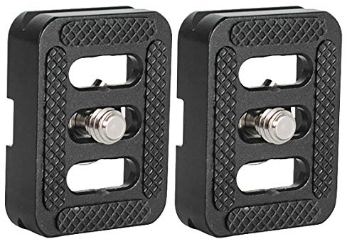 Orolotay Quick Release Plate for Tripod with C-10,C-10X,E-10,E-20 Ball Heads and for 3T-35R/T005 Series Tripod Kits 2PCS