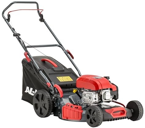 AL-KO Benzin-Rasenmäher Easy 4.66 P-D, 46 cm Schnittbreite, 1.9 kW Motorleistung, zentrale Schnitthöhenverstellung, 4INONE Function, Stahlblechgehäuse, für Rasenflächen bis 1200 m²