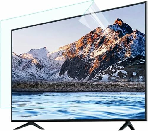GPDNBIEU, 32-75 Inch Anti Blue Light Scratch Film Relieve Eye Fatigue for LCD, LED, OLED & QLED 4K HDTV(32 inch 698x392mm)