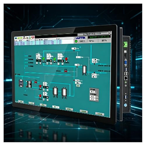 DARBCGH 18.5 Embedded Panel PC, Industrial Grade All-in-One Computer, IP65 Front Bezel, Windows 10 Pro Support