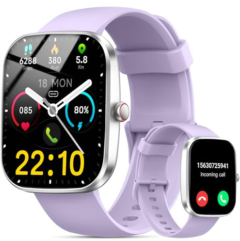 Reloj Inteligente Hombre Mujer, 1,91 HD, Llamadas Bluetooth, IP68, 300mAh | Smartwatch deportivo con 100+ modos, pulsómetro, SpO2, monitor de sueño, avisos WhatsApp, 100+ esferas, GloryFit y cámara