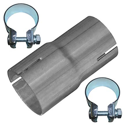 Fröschl Réducteur d'échappement universel - 45 à 50 mm - Argent