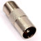 121AV F Type Screw Connector Socket to RF Coax Aerial Male Adapter