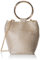 Jessica McClintock Damen Womens Gwen Ball Mesh Ring Wristlet Pouch Clutch Handtasche, Gold