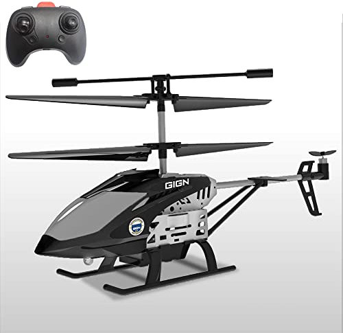 TURBO CHALLENGE - Hubschrauber - GIGN - 400309 - Ferngesteuertes Fahrzeug - Schwarz - 1/24 - Flugbereit - Wiederaufladbarer Akku und Batterien inklusive - Kunststoff - Ab 14 Jahren
