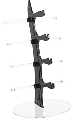 Healvian 1 Set Sonnenbrillenständer Halter Acryl Brillen Display 4 Ebenen Segelboot Brillenständer Brillen Brillenständer Riser Brillen Organizer