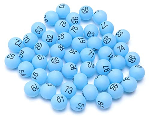 STOBOK 100 Pcs Small Table Tennis 100 Pong Balls Bingo Letter Balls Beer Pong Round Ball Bingo Pong Balls Numbered Printed Pong Balls Colored Tennis Balls Beer Balls Child Bulk Eyeball