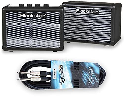 Blackstar Fly 3 Bass Stereo Pack Mini-Verstärker-Set + keepdrum Gitarrenkabel