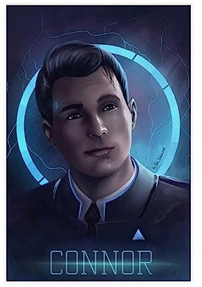 NEDOES Detroit Become Human Poster 6 Leinwand Poster Schlafzimmer Dekor Sport Landschaft Büro Zimmer Dekor Geschenk ungerahmt 30 x 45 cm