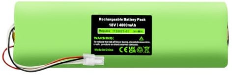 iPrize Batteria di ricambio NI-MH da 18 V, 4000 mAh, per Husqvarna Automower 210 AC, 210 C, 220 AC, 230 ACX, 260 ACX, G2 2004 – 2006, SH Solar Hybrid