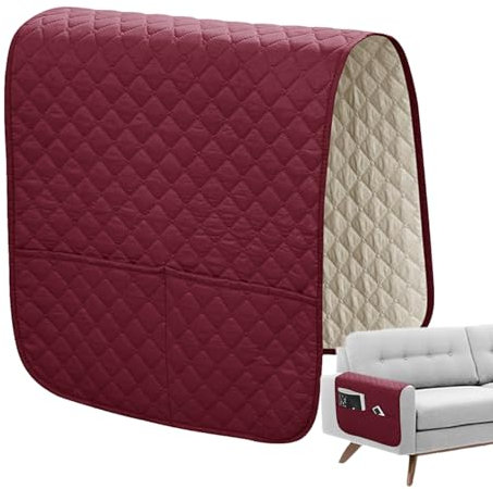 itrimaka Couch-Organizer, Armlehne, Liege, Seitentasche, Aufbewahrung,Sessel-Armlehnen-Organizer | Robuster, wasserdichter, bequemer, Rutschfester Mehrzweck-Liegestuhl, Seitentasche zur Aufbewahrung