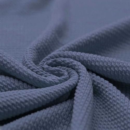 Mini Zopfmuster Jersey | Ökotex | für Bekleidung | ab 50 cm | Meterware (dunkeljeans)
