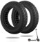 Solid Reifen,10×2.5 Zoll Ersatz-Vollgummireifen 60/70-6.5 E Scooter Reifen Tubeless für Ninebot Max G30/G30D/G30E/G30P/G30LP Elektroroller Offroad Reifen