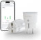 ECOBAY Matter Steckdose 2er Pack, WLAN Smart Steckdose mit Tuya App, Sprachsteuerung, Stromverbrauch, 16A / 3680W, funktioniert mit Alexa, Google Home & Apple HomeKit