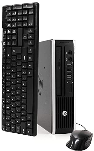 HP Compaq 8300 Elite SFF Ordinateur de bureau, Intel Core i5-3570, 8 Go de RAM, disque dur 500 Go, WiFi, Bluetooth, clavier QWERTY américain, Windows 11 Pro (reconditionné)