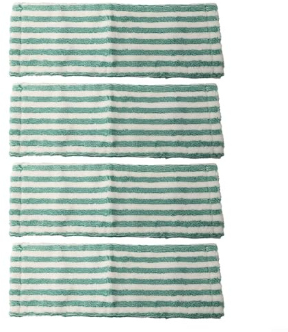 BlesConi 2 Stück Mikrofaser-Ersatz-Pads für Libman-Mopps, hohe Saugfähigkeit, nasse und trockene Nachfüllungen, für maschinenwaschbare Tücher für Hartholz, für Fliesen, Marmor und Vinylböden (4 Stück)