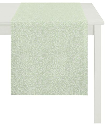 APELT 7907 48X140 41 Tischläufer, Polyester, mint
