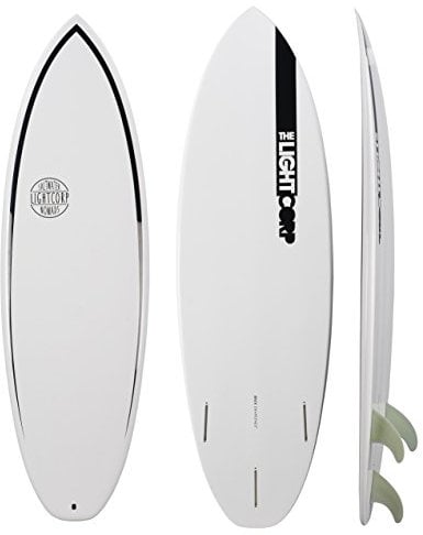 LIGHT BOARD CORP River2.0 White-Epoxy-Future Surfboard, 5'6