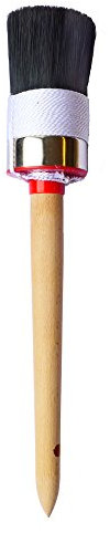 ROTIX-93816 Profi-Ringpinsel Ø 45 mm Größe 12 Rundpinsel Lackierpinselschwarze Borste