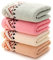 Juego de toallas de mano de 100 % algodón, toallas de baño, multicolor con alta absorción (Variedad)