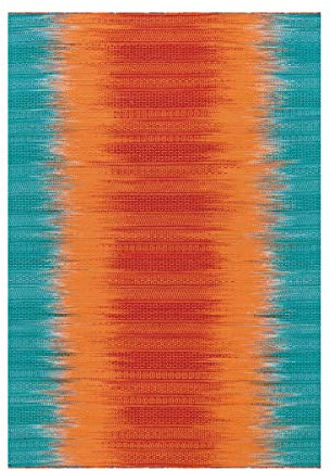 Arte Espina Teppich Sunset 8070 Orange/Blau 90cm x 160cm