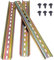 Taiss/3 pezzi Guida DIN in Acciaio Colorato di Alta Qualità,per Installazione in Armadio di Distribuzione,Armadio Elettrico,35 mm di Larghezza,7.5 mm di Altezza,300 mm di Lunghezza/12-G