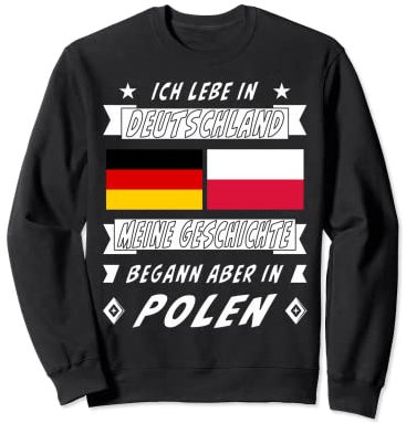 Polen Deutsch Herkunft Deutschland Polnische Flagge Fan Sweatshirt