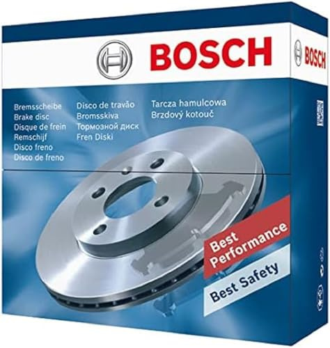 Bosch BD2662 Bremsscheiben hinten - 325 mm - 1 Satz aus 2 Scheiben | Belüftete, beschichtete Bremsscheiben - ECE-R90-zertifiziert - hohe Kühlleistung und zuverlässiger Korrosionsschutz