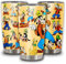 Isolierter Becher aus Edelstahl Goofy Familie Vakuumbecher Kaffee Reise Tasse Teeflasche mit Deckel Freund 590 ml Becher Geschenke für Freunde Kollegen Vatertag Geburtstag Weihnachten