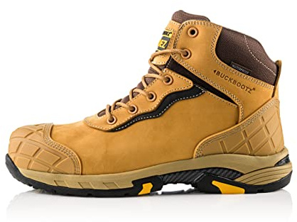 Buckbootz Buckler Tradez Blitz Super Lightweight Waterproof Safety Work Boots