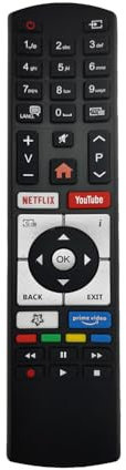 Telecommande pour Telefunken Edenwood Smart TV LCD LED HDTV - Aucune Configuration Nécessaire