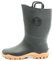 Boatilus Ducky Megol Stivali Antipioggia Bambini, Galosce, Stivali da Giardino - 100% Impermeabili, in Gomma Profumata, antiscivolo - Kaki/Beige - Taglia 39