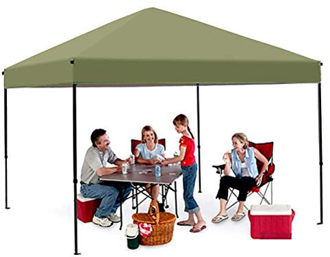 3 x 3 m großer Pavillon mit Stahlrahmen – Faltbarer, einfach aufklappbarer Pavillon – 100% wasserdichtes Partyzelt mit UV-Schutz