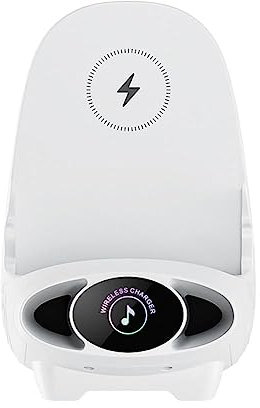 Support de charge sans fil portable universel pour téléphone - Chargement rapide - Cellule de 15 W - Amplification sans fil - Chargeur rapide - Son rapide - Mini vertical portable multifonction