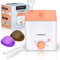 Menstruationstasse Sterilisator Dampfer mit 2 wiederverwendbaren Menstruationsscheiben|Tampon, Tampon Alternative, Menstruationsscheibenreiniger Waschset für weibliche Hygiene Pflege, Auto Off